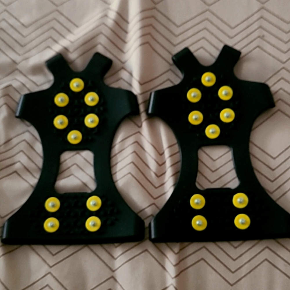 Ladies size small ice cleats .